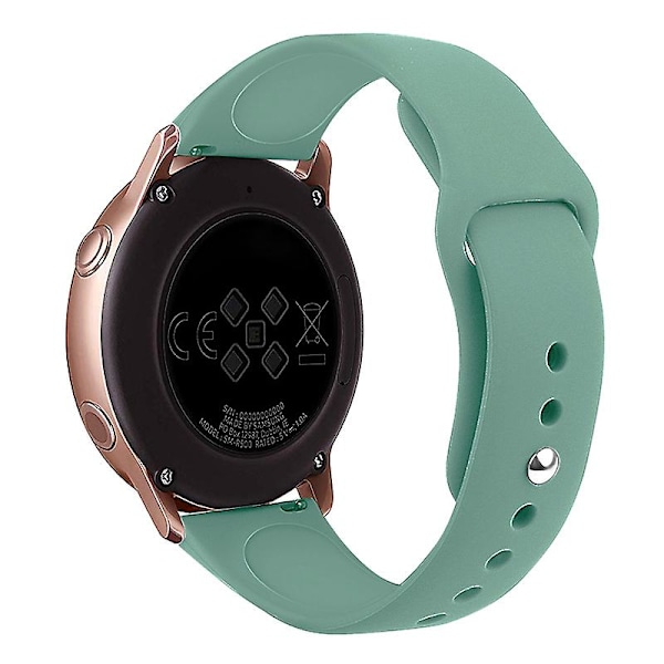 20mm Silikonklockarmband för Samsung Galaxy Watch6 Classic 47mm 43mm Cactus Green