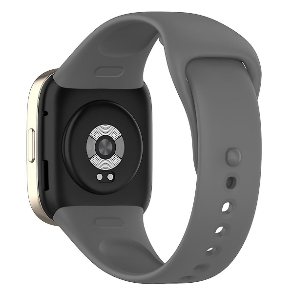 Til Xiaomi Redmi Watch 3/Mi Watch Lite 3 Silikone Urrem Udskiftning Rem Dark Grey