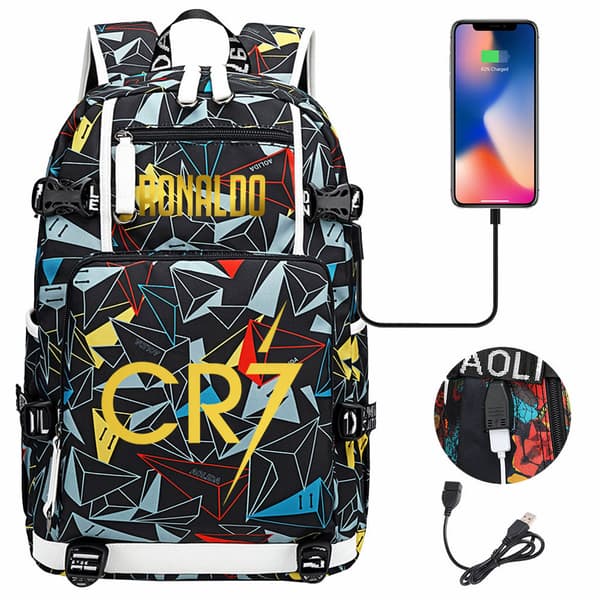 Ryggsekk - Cr7 Med Usb-Ladeport (25)