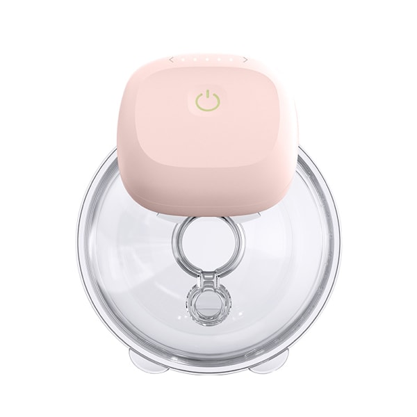 Bärbar Bröstpump, Handsfree Elektrisk Bröstpump, BPA-Fri, 3 Lägen, 5 Sugstyrkor Rosa (1 st)