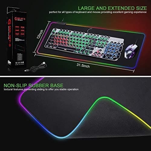 RGB Musematte Led Musematte, Stor Musematte, Led Og Stor Musematte 800*300*4Mm