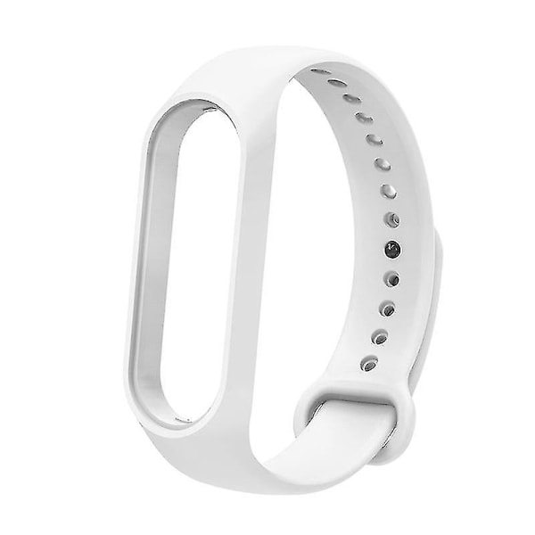 Mjuk TPU-klockarmband för Xiaomi Mi Band 7, justerbart armband White, White S Xiaomi Mi Band 7
