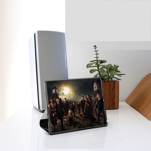 Etui til Samsung Galaxy Z Fold7, galvaniseret spejlflip med stativ Blue