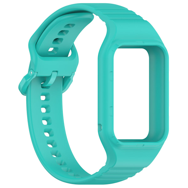 Til Xiaomi Smart Band 8 Pro - Let Justerbar Rem til Ur - Fleksibel Silikonerem Cyan