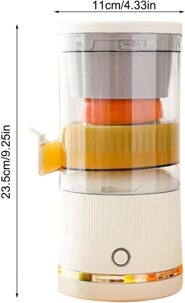 Juicer 600 ml med automatisk adskillelse, 7,4V (blå)