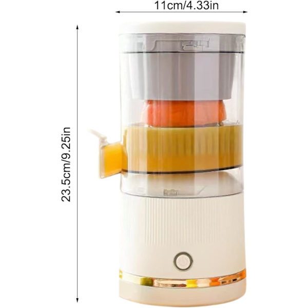 Juicer 600 ml med automatisk separasjon, 7,4 V (blå)