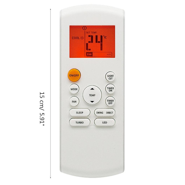 Fjernbetjening til Midea Rient Kaysun Rg57b1/bge Rg57b/bge Air Conditioning