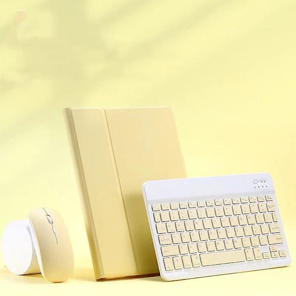 Ipad Wireless Keyboard Blacklight case cover hiiren kynätelineellä Ipad Pro 11 tuumaa Yellow 2018-2020 pro 11