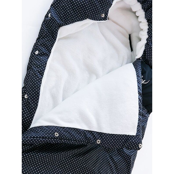 Baby makuupussi Vastasyntyneen paksuuntunut makuupussi peitto kirjekuori rusetti Blue M