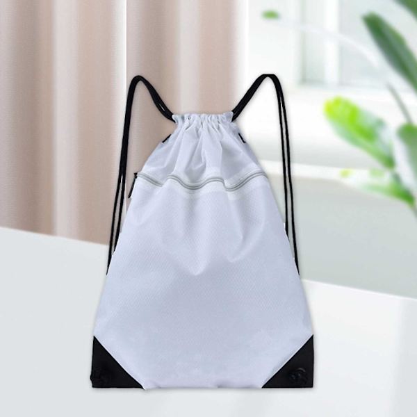 Basketball Mesh Fotball Ryggsekk Sports Volleyball Fotball Bag Gutter Jenter Menn Kvinner Ball Utstyr Pakke White