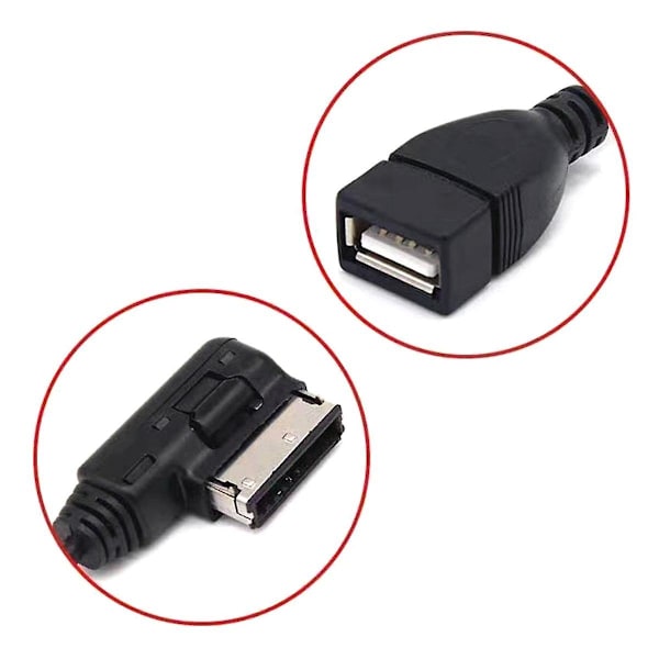 Bil Audio Kabel USB Bil Konvertering Kabel til A1 A3 A4L A5 A6L A8 Q3 Q5 TT med Interface med -BOX Interface