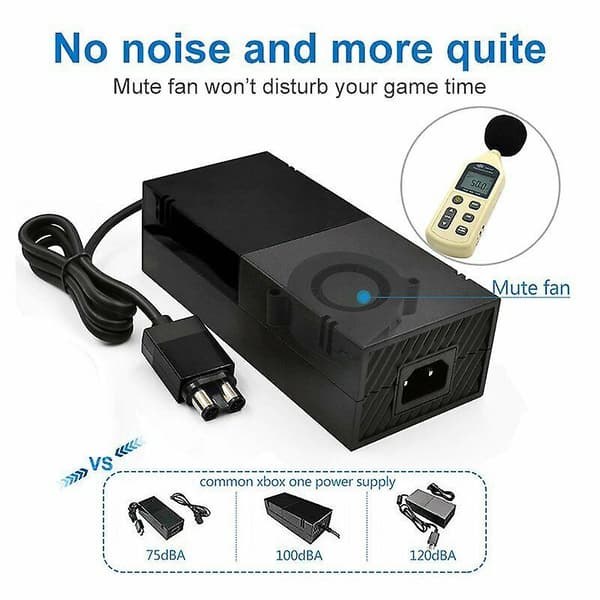 Strømforsyning AC-adapterkabel murstein passer til Microsoft Xbox One-konsoll