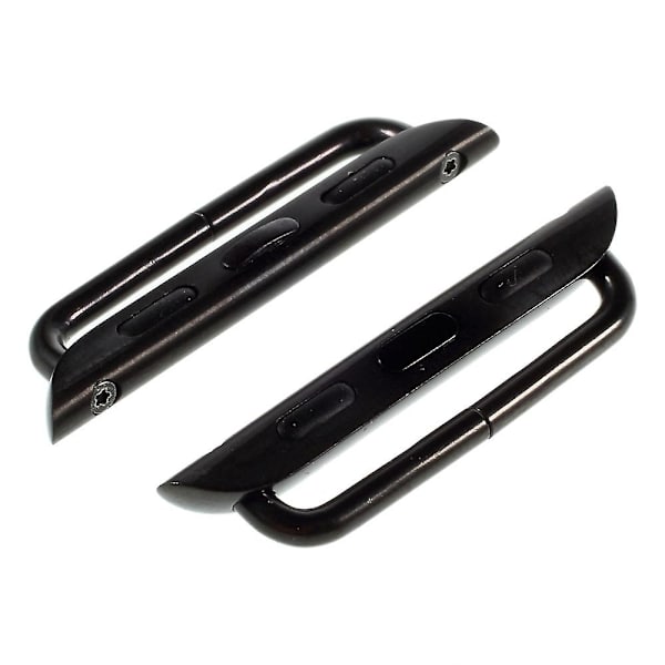 Metallbåndsakselkoblingsspenne for Apple Watch Series SE/SE (2022)/6/5/4 44mm/Series 3/2/1 42mm Black B Apple Watch SE (2022)