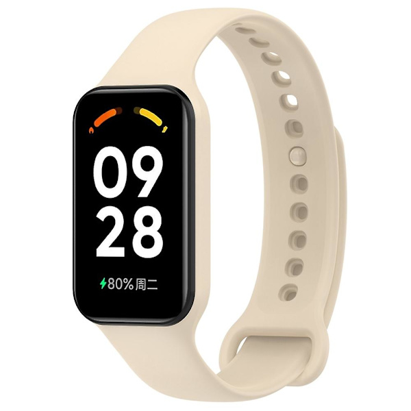 Silikone integreret urrem til Redmi Band 2 Dream White