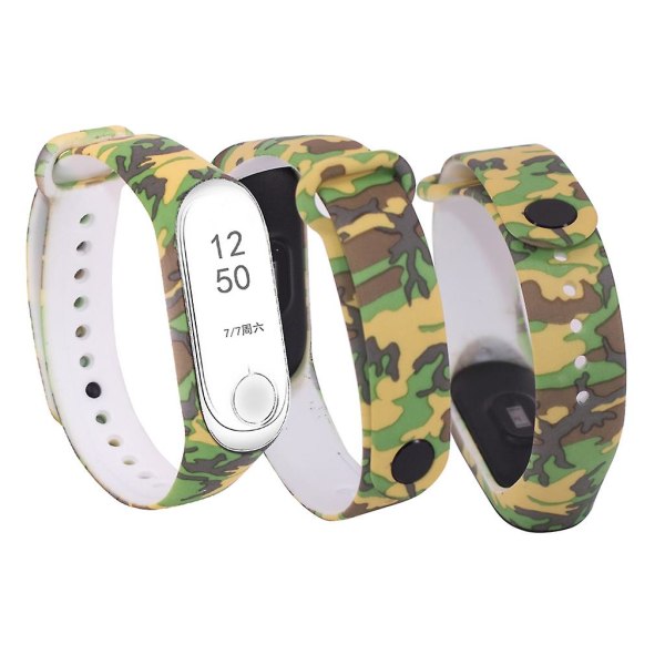 Smartband Replace Band Silikonarmbandsbälte för MI Band 3 mjuka remmar