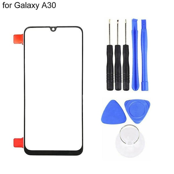 Reparationsverktygssats för pekskärm i frontglas for Galaxy A20