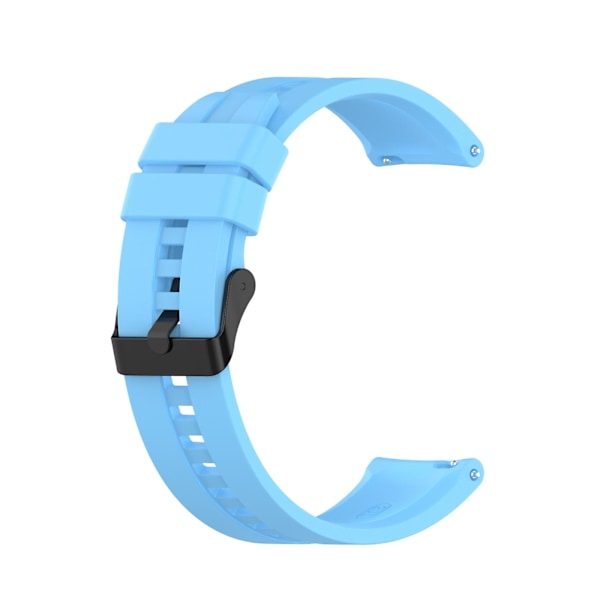 Til Huawei Watch GT 2 42mm urrem med sort spænde Sky Blue