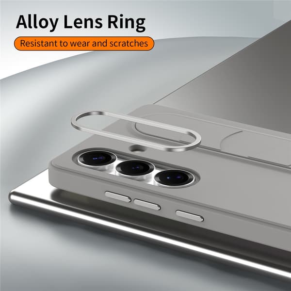 Fodral till Samsung Galaxy S26, Smart nyckelkontroll, handledsrem med stöd Titanium Grey