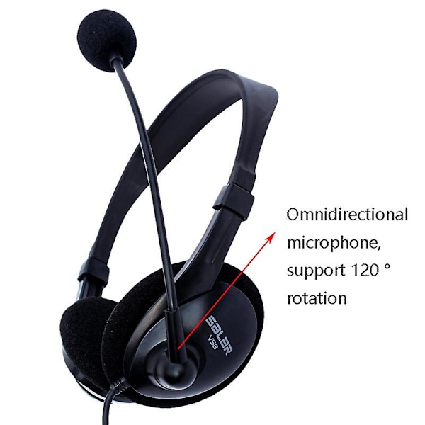 3,5 mm spillmikrofon headset