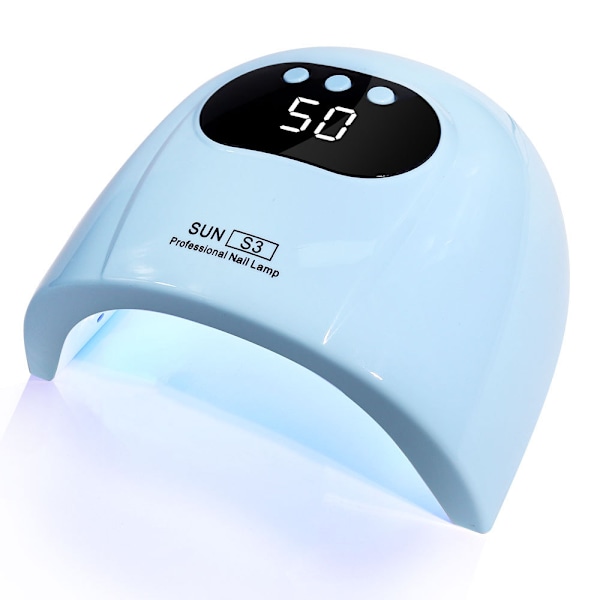 Sun S3 88W 2-i-1 UV LED Lampe til Tørring af Semi-Permanent Neglelak og UV Gel Blå
