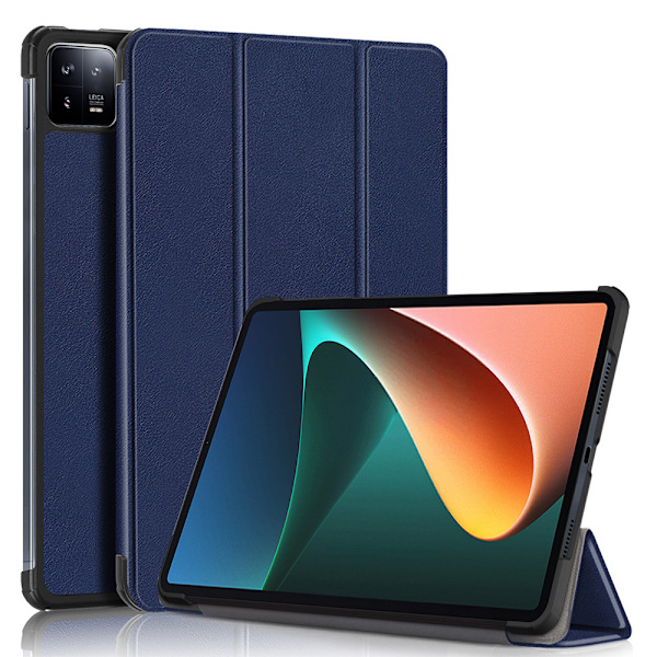 Kotelo Redmi Pad SE 11 2023: Iskunsuojaava, Telineellinen, Pehmeä Silikonikuori Dark Blue