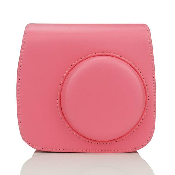 Etui - Til Instax Mini 9 Kamera, PU Læder Etui (Pink)