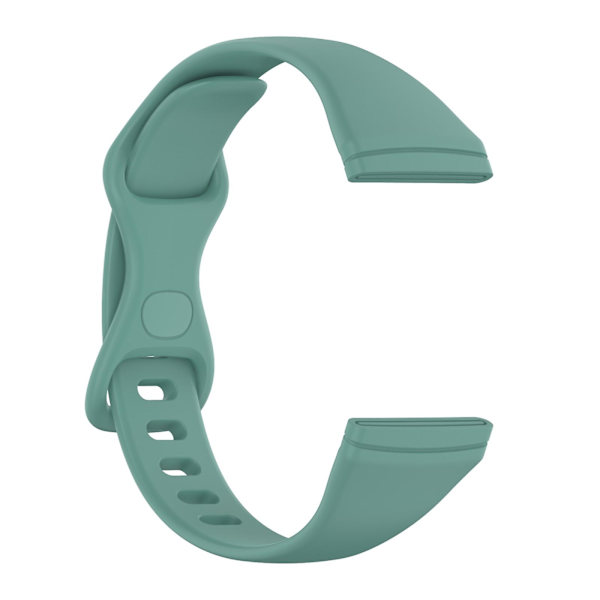 Til Fitbit Versa 4 / Versa 3 / Sense TPU-urrem S Pine Needle Green