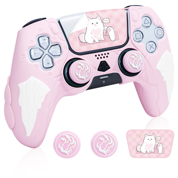 Silikone Etui Til Ps5 Spilcontroller (Pink)