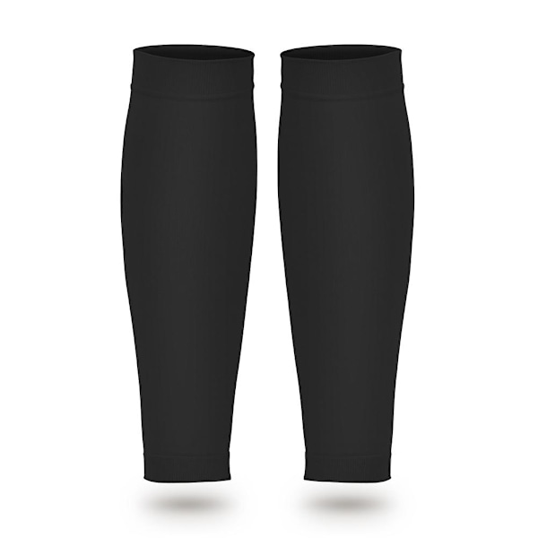 Anti-varicose Vein Calf Cover To Strain Socks Kompresjonsstrømper Sports Trykk Benbeskytter Par Solgt (20-30mmhg) Black XXXL