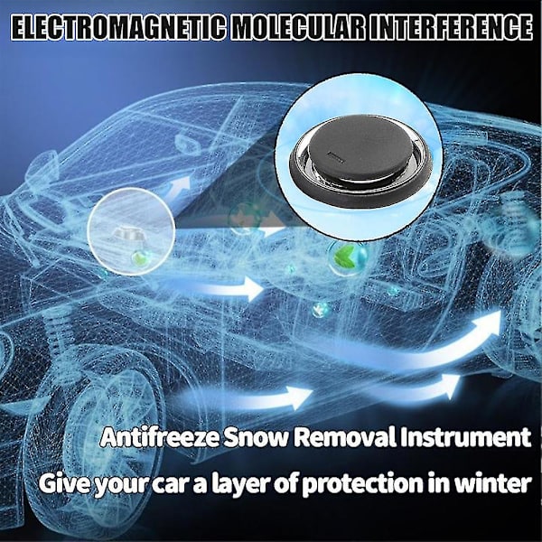 Ny elektromagnetisk molekylär interferens Frostskydd Snöröjningsinstrument Bil 3PCS