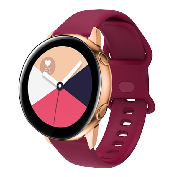 Silikonersättningsarmband för Huawei Watch 3, storlek: 22 mm Wine Red