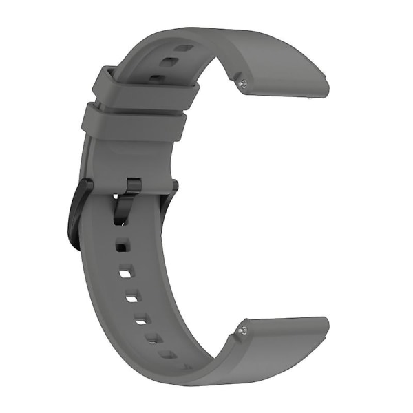 For Xiaomi Mi Watch S1 Silikonrem Belte Vanntett, pustende, mykt armbånd Dark gray