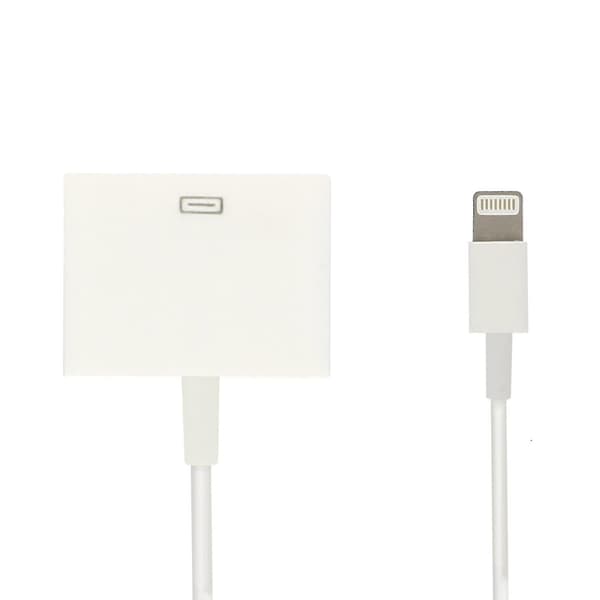 Belysningsadapterkabel til 30-pin lading og synkronisering hvit iPhone
