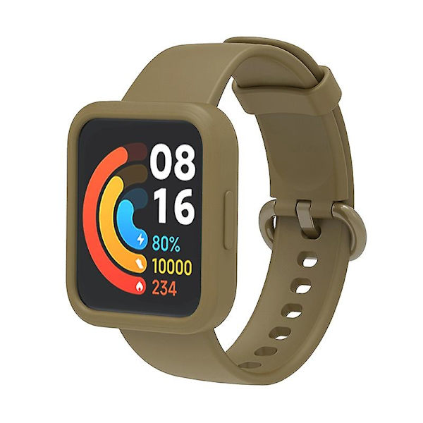 Til Xiaomi Redmi Watch 2mi Watch 2 Lite Watch Band Rem + Watch Case - Elfenbenshvid/Elfenbenshvid Multicolor C Xiaomi Redmi Watch 2