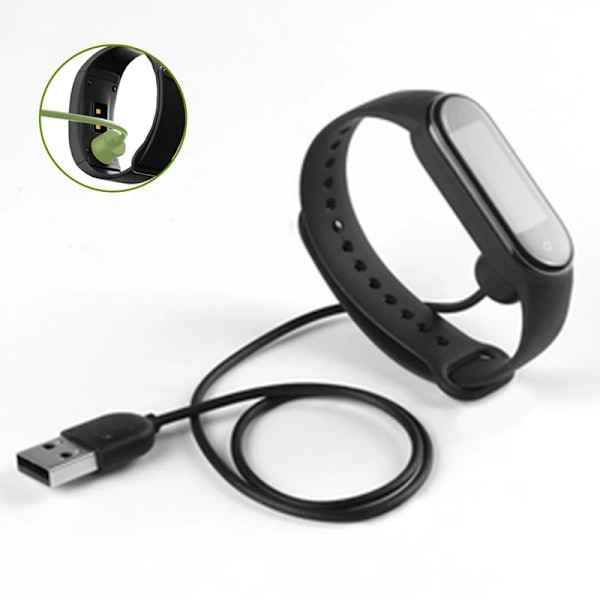Lader for Xiaomi Mi Band 5 6 7 (Gul)