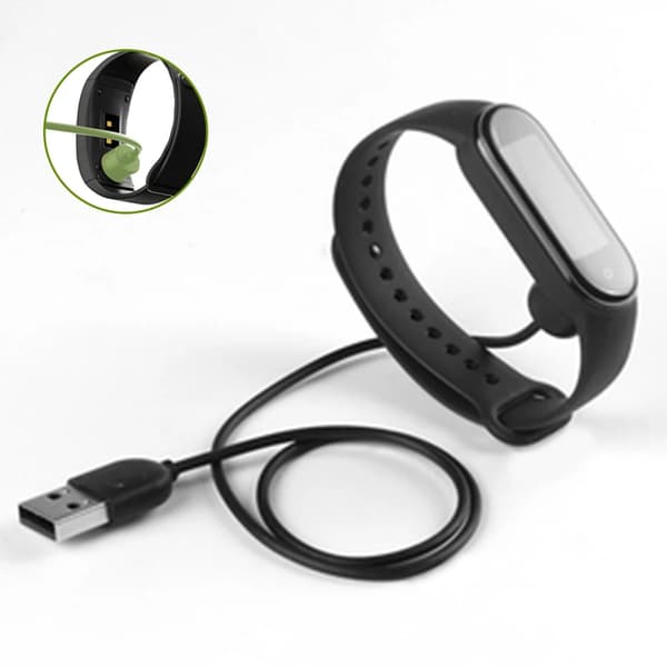 Oplader til Xiaomi Mi Band 5 6 7 (cremehvid)