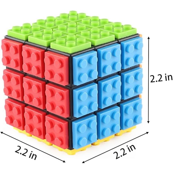 3x3 Nopeuskuutio Puzzle Kestävä Ja Sujuva Nopeuskuutio Puzzle Leikki Lapsille Ja Aikuisten Musta