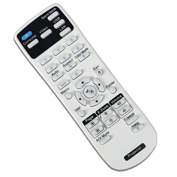 Projektortillbehör 154720001 Fjärrkontroll för Eb-c30xe Eb-30xe Eb-c28sh