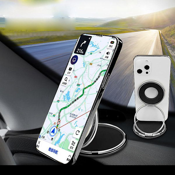 Puhelimen pidike kaikille matkapuhelimille Hands Free Magnet Mount Folding With wireless charger