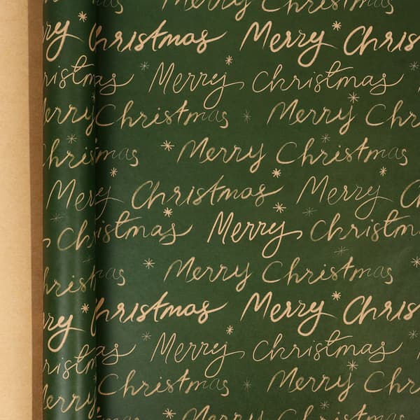 Presentpappersrulle - Julklappspapper Kraftpappersark, 43 Cm X 3M (23)