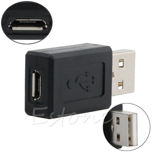 Micro USB hun til USB han adapter konnektor Micro USB oplader adapter