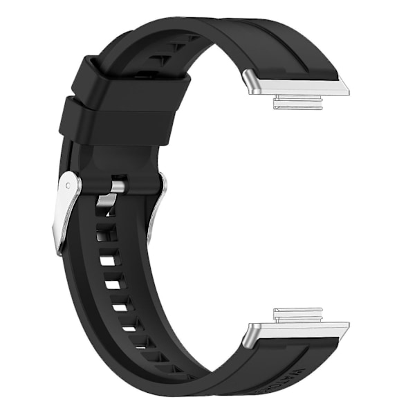 For Huawei Watch Fit 2 Quick Release Watch Strap Silikone Rem Black, Black A Huawei Watch Fit 2