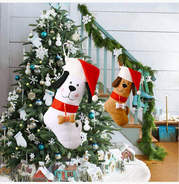 Julstrumpa 2-pack, hundstrumpor