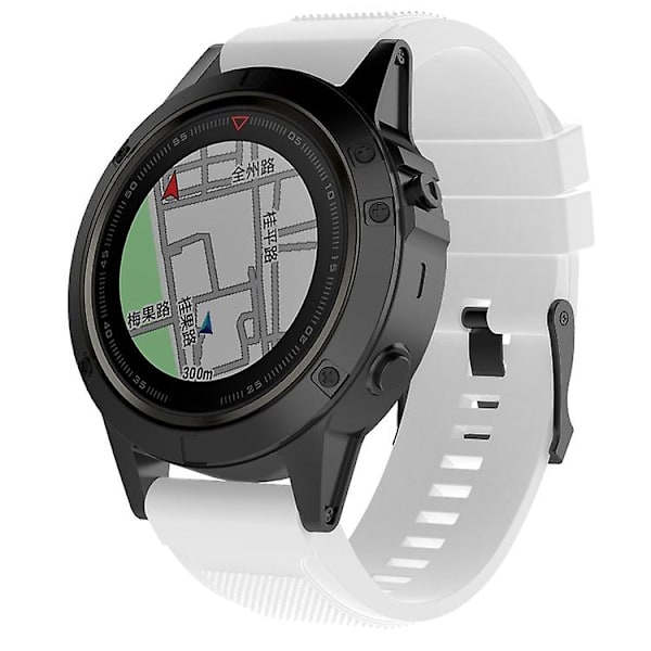 För Garmin Fenix ​​5x 26mm Fenix3 / Fenix3 Hr Watch KJV White)