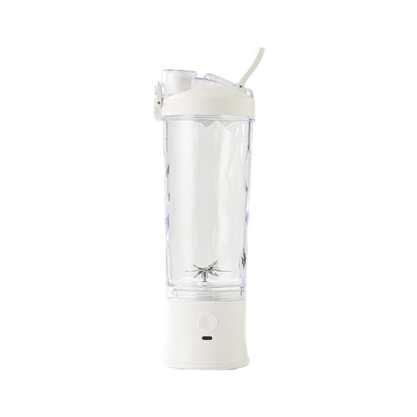 Juicer 600 ml, avtakbar oppladbar blender (hvit)