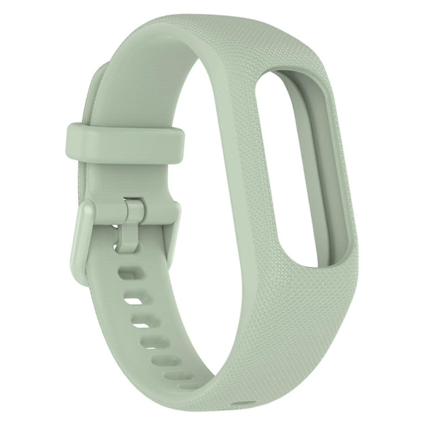 Antiskrapa silikonklockarmband med fodralsskydd för Garmin Vivosmart 5 Light green, Light Green G Garmin Vivosmart 5
