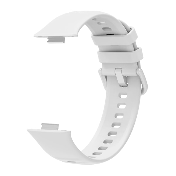 Til Huawei Watch Fit 3 silikoneurrem justerbar rem udskiftning White
