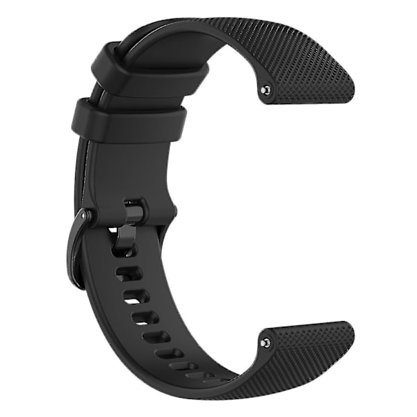 Universell ersättning för Xiaomi Haylou Solar LS01/ID205/Willful SW021 med rutnätstruktur Black, Black A Other Smartwatch Model