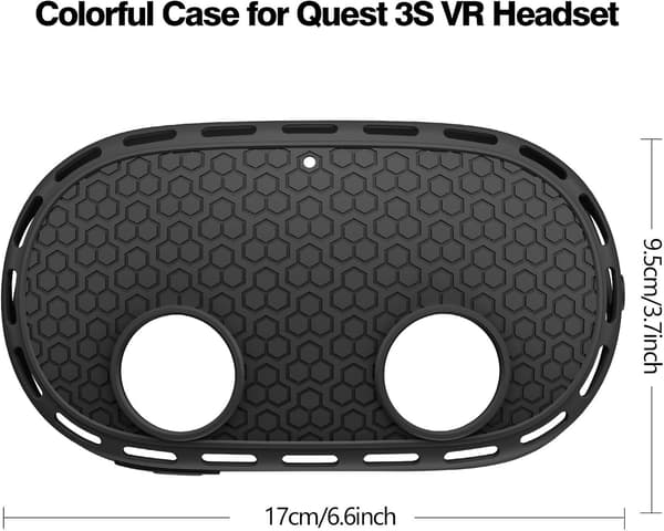 Etui - For Meta Quest3S VR-headset, forbedrede sikkerhetsfunksjoner (Grønn)