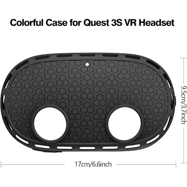 Fodral - För Meta Quest3S VR-headset, förbättrade säkerhetsfunktioner (vit)